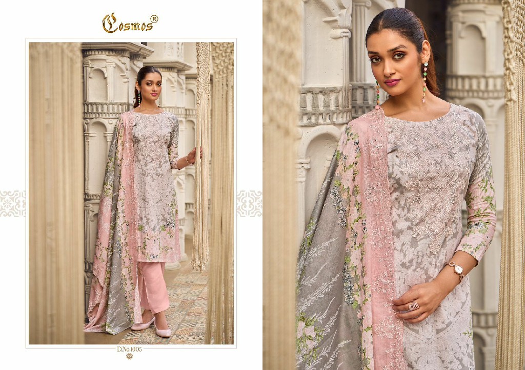 Cosmos Needle Wonder Vol-1 Wholesale Lawn Cotton Pakistani Concept Suits