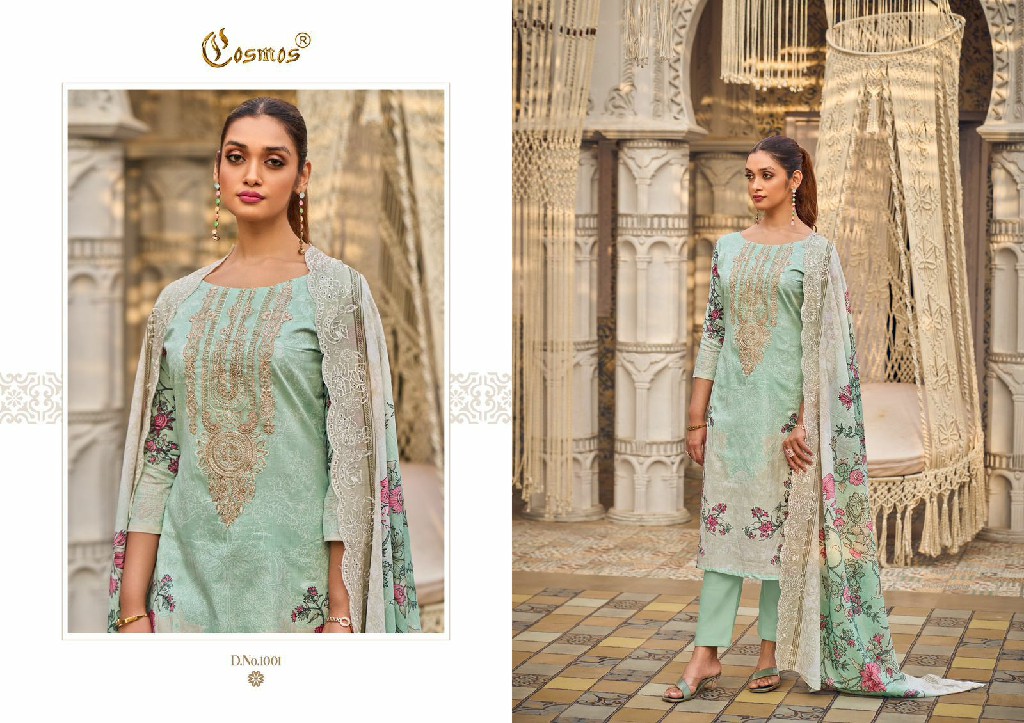 Cosmos Needle Wonder Vol-1 Wholesale Lawn Cotton Pakistani Concept Suits