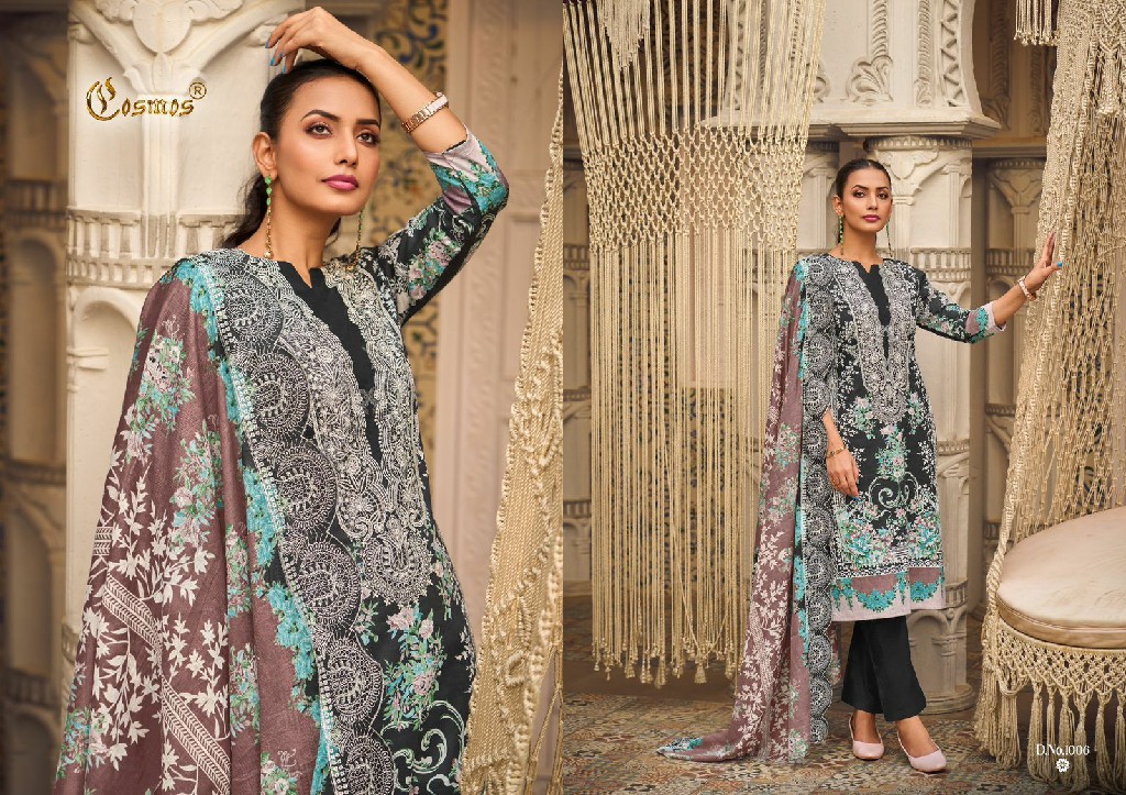 Cosmos Needle Wonder Vol-1 Wholesale Lawn Cotton Pakistani Concept Suits