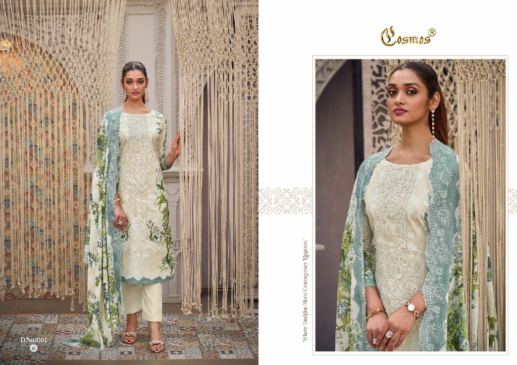 Cosmos Needle Wonder Vol-1 Wholesale Lawn Cotton Pakistani Concept Suits