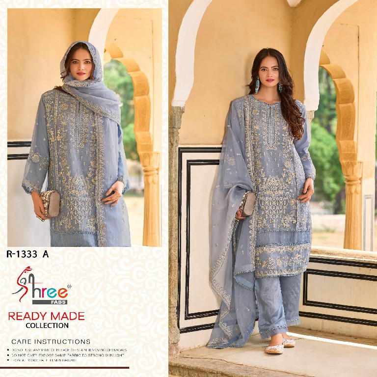 Shree Fabs R-1333 Wholesale Readymade Indian Pakistani Concept Suits