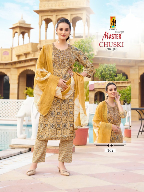 Master Chuski Wholesale Straight Cut Top With Pant And Dupatta