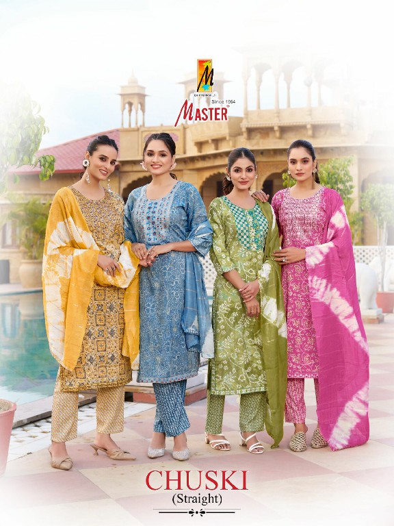 Master Chuski Wholesale Straight Cut Top With Pant And Dupatta