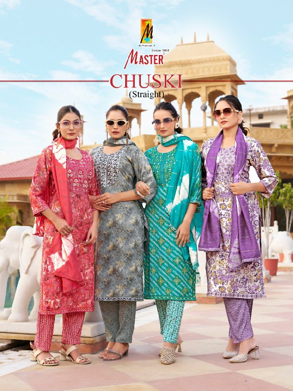 Master Chuski Wholesale Straight Cut Top With Pant And Dupatta