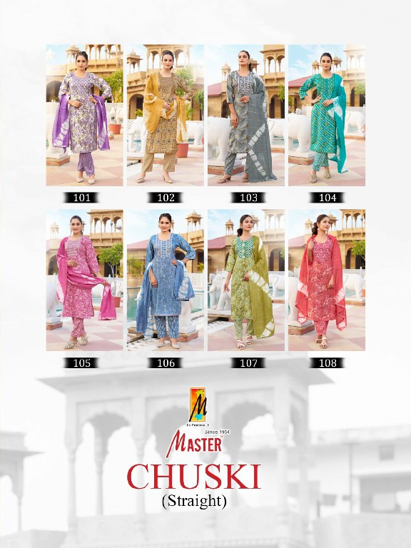 Master Chuski Wholesale Straight Cut Top With Pant And Dupatta