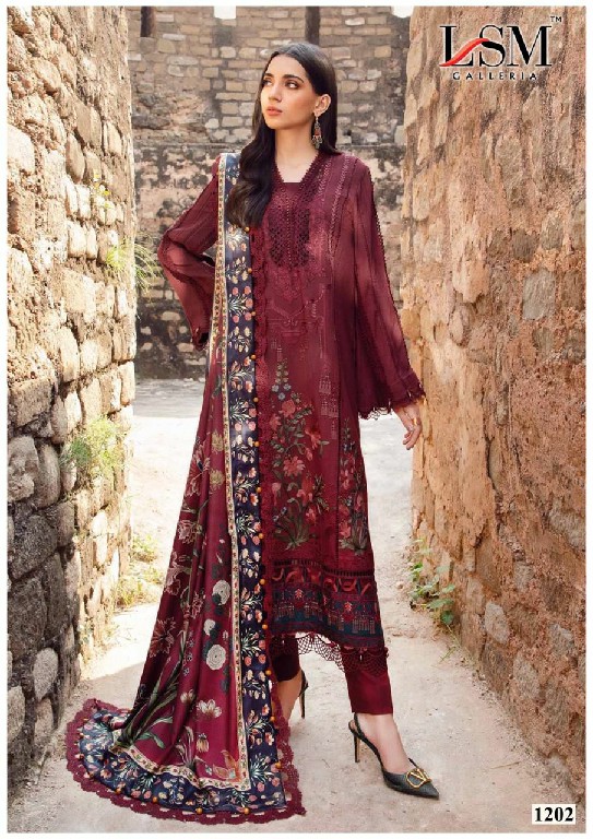 LSM PARIAN DREAM HEAVY LUXURY LAWN COLLECTION VOL 12 WHOLESALE DRESS