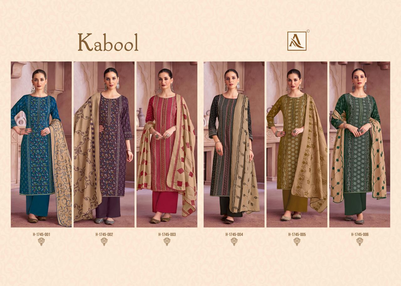 alok present kabool viscose casual wear fancy dress materials