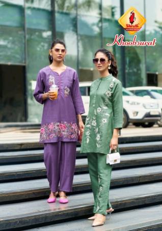 shruti khoobsurat designer wear cord set collection
