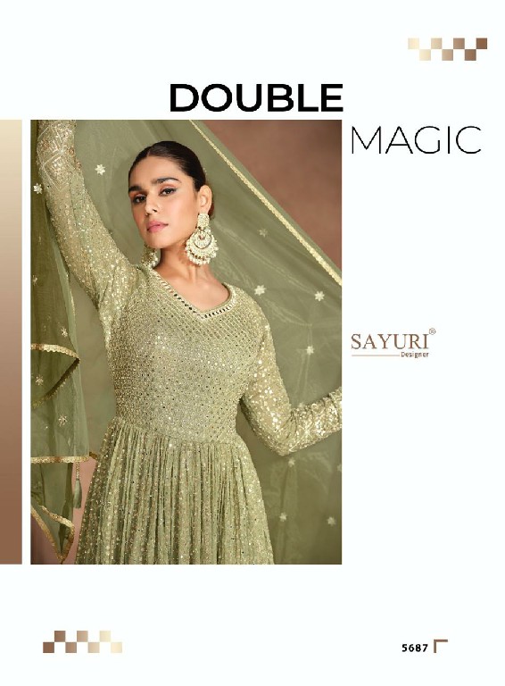 sayuri designer present aditi long designer partywear Gown with dupatta