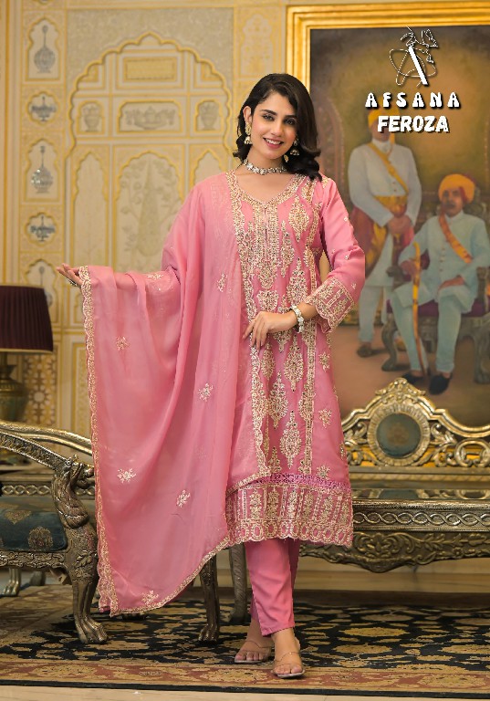 Afsana Feroza Wholesale Readymade Pakistani Concept Salwar Suits Combo