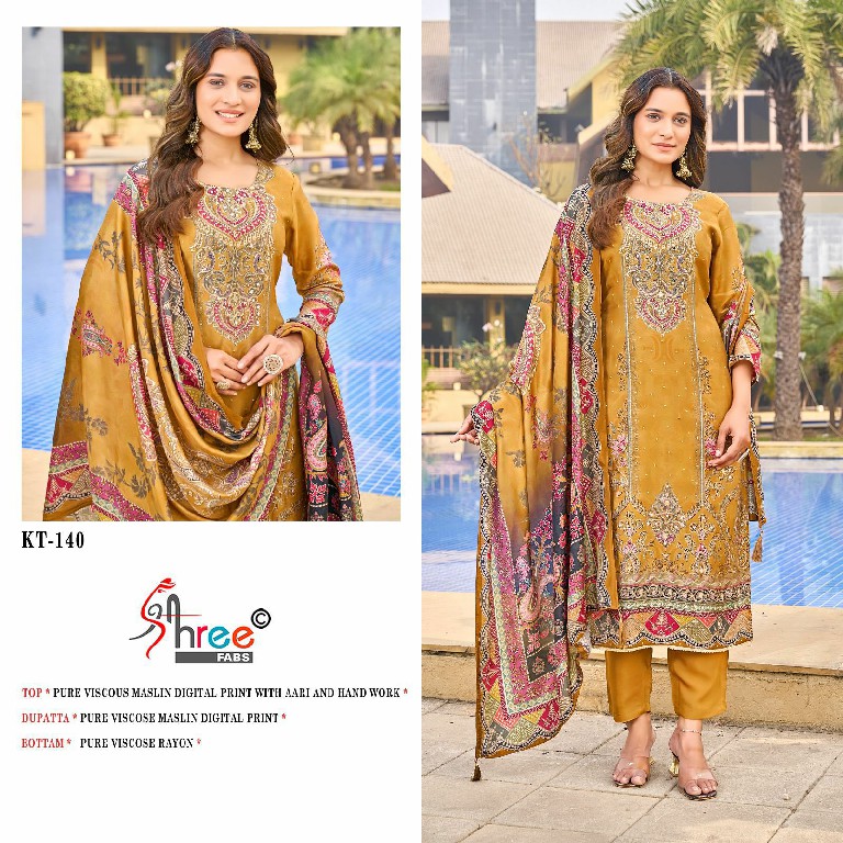 Shree Fabs KT-140 Wholesale Indian Pakistani Concept Salwar Suits