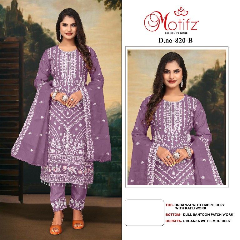 Motifz D.no 820 Wholesale Indian Pakistani Concept Salwar Suits