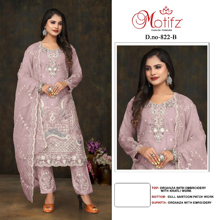 Motifz D.no 822 Wholesale Indian Pakistani Concept Salwar Suits