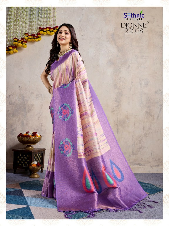 dionne vol 6 by sethnic lifestyle banarasi silk 22028-22031 uniform wear fancy sarees