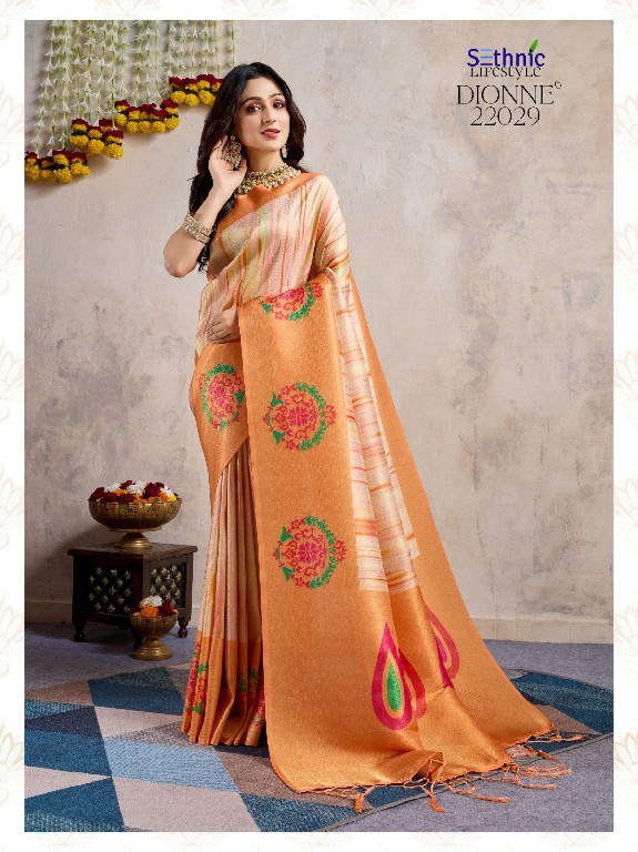 dionne vol 6 by sethnic lifestyle banarasi silk 22028-22031 uniform wear fancy sarees