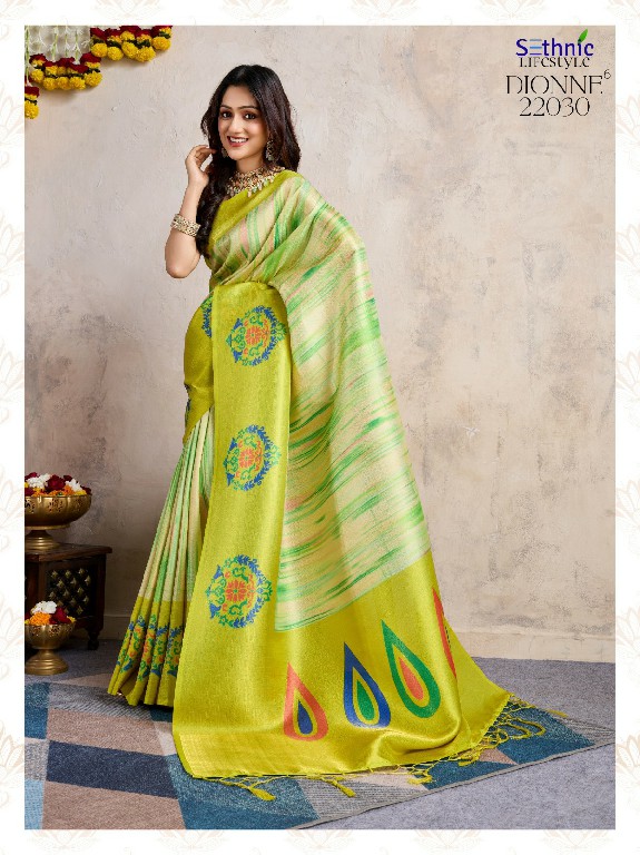 dionne vol 6 by sethnic lifestyle banarasi silk 22028-22031 uniform wear fancy sarees