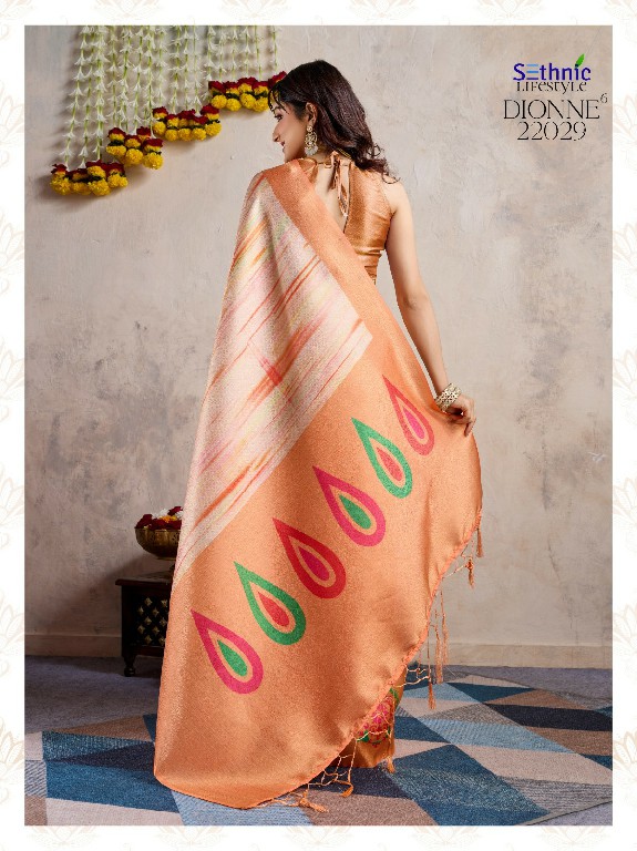 dionne vol 6 by sethnic lifestyle banarasi silk 22028-22031 uniform wear fancy sarees
