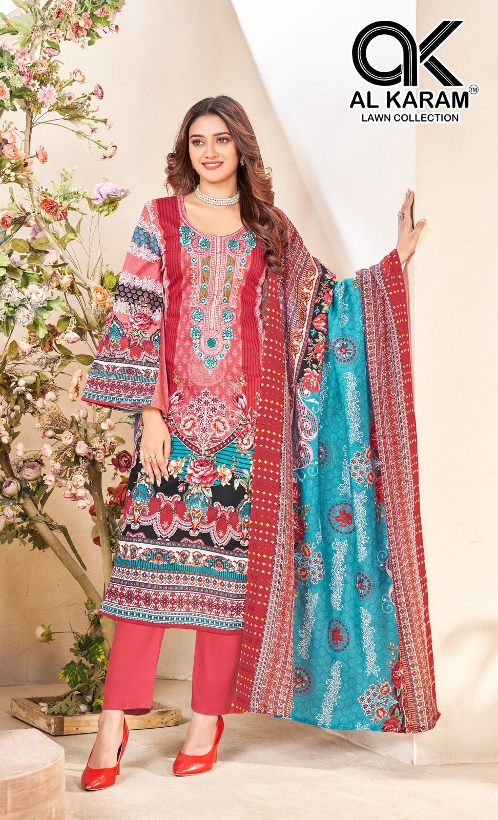 Al karam Nisa Vol-1 Wholesale Premium Embroidery Dress Material