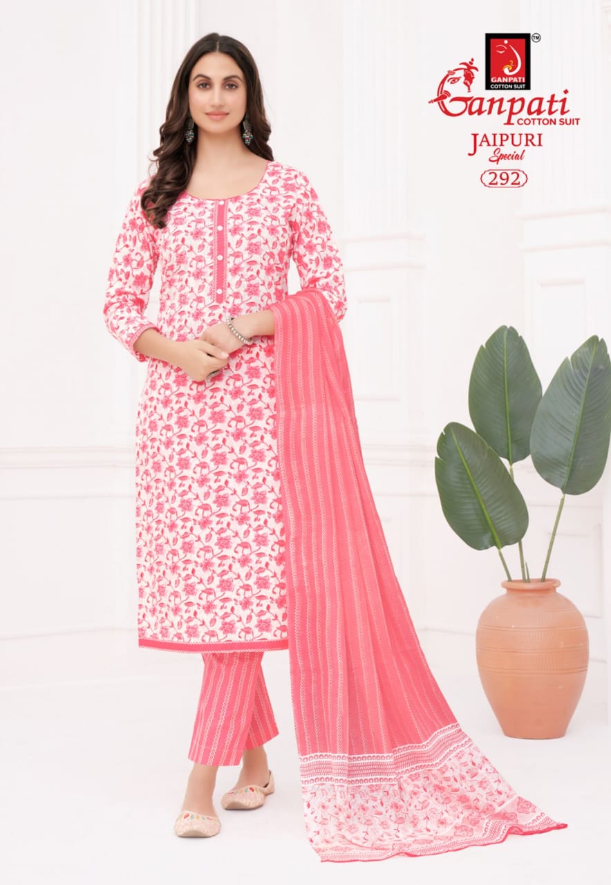 Ganpati Jaipuri Special Vol-13 Wholesale Readymade Cotton Suits