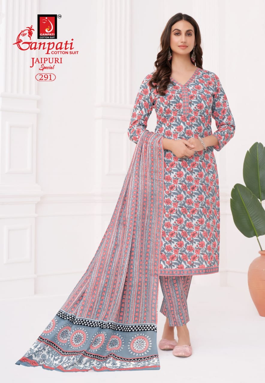 Ganpati Jaipuri Special Vol-13 Wholesale Readymade Cotton Suits