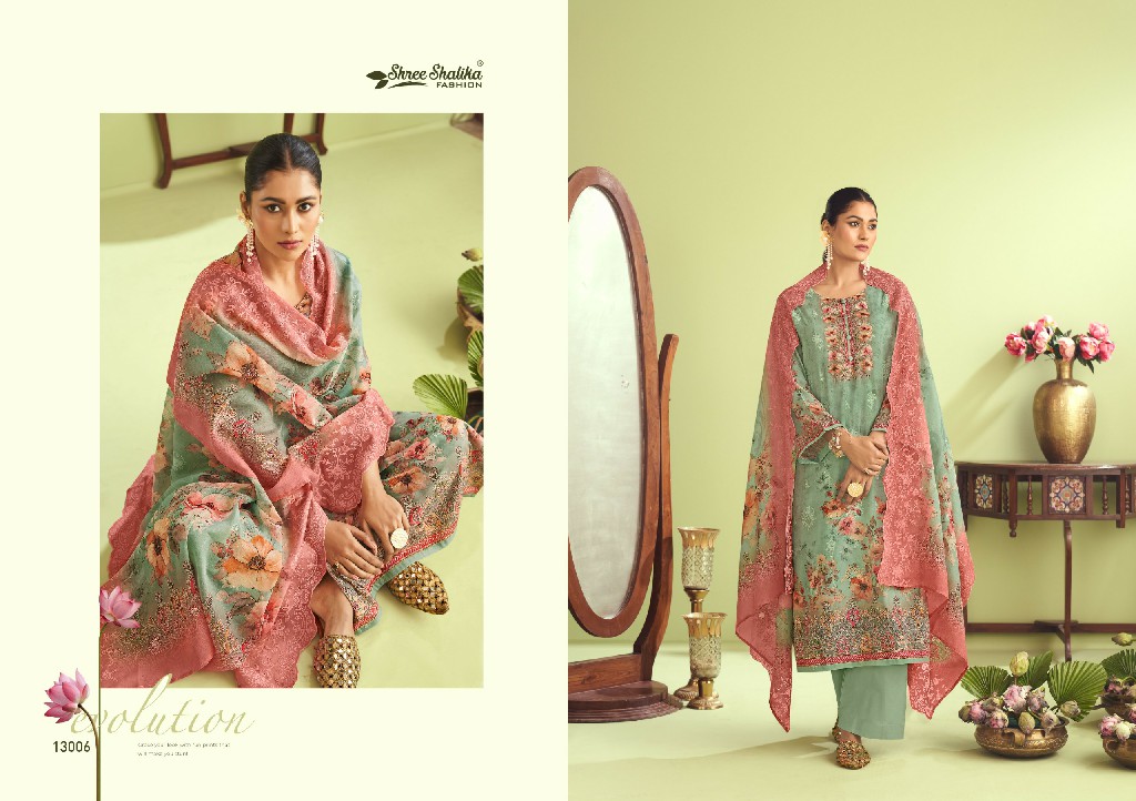 shree shalika mahjabeen vol 13 cotton comfortable pakistani suit online