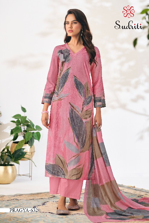 Sudriti Pragya Wholesale Pure Cotton Lawn With Embroidery Salwar Suits