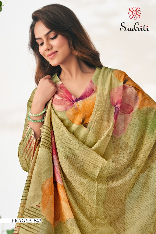 Sudriti Pragya Wholesale Pure Cotton Lawn With Embroidery Salwar Suits