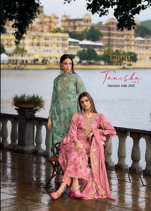 Rang Fashion Taniska Vol-2 Wholesale Pure Viscose Muslin Casual Salwar Suits