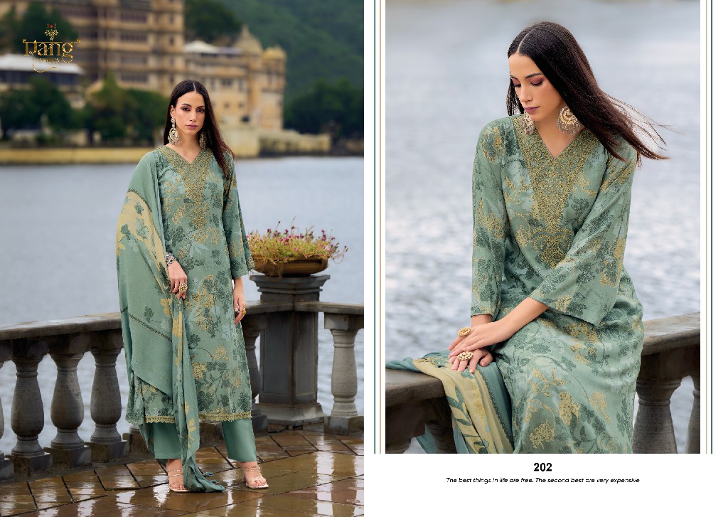 Rang Fashion Taniska Vol-2 Wholesale Pure Viscose Muslin Casual Salwar Suits