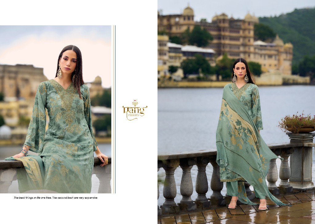 Rang Fashion Taniska Vol-2 Wholesale Pure Viscose Muslin Casual Salwar Suits