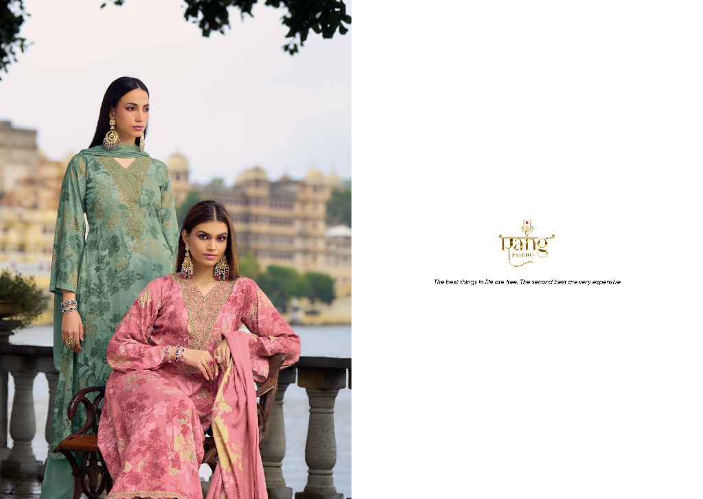 Rang Fashion Taniska Vol-2 Wholesale Pure Viscose Muslin Casual Salwar Suits