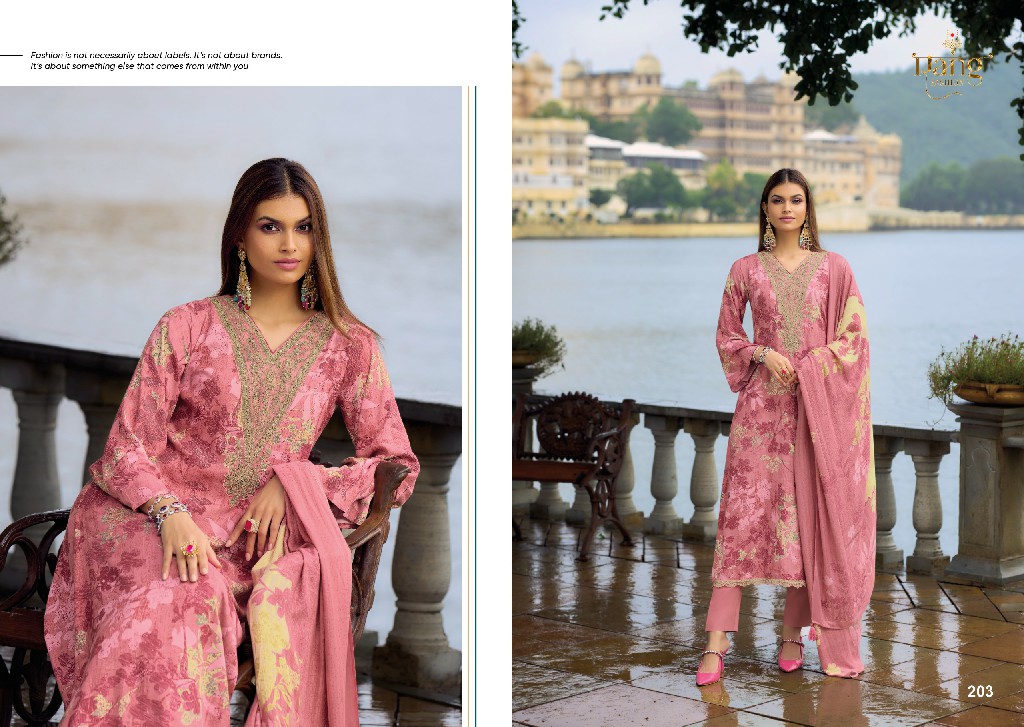 Rang Fashion Taniska Vol-2 Wholesale Pure Viscose Muslin Casual Salwar Suits