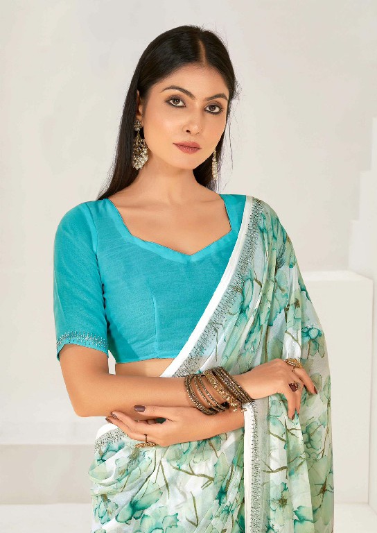 Kashvi Vaishanavi Vol-3 Wholesale Georgette With Swarovski Work Sarees