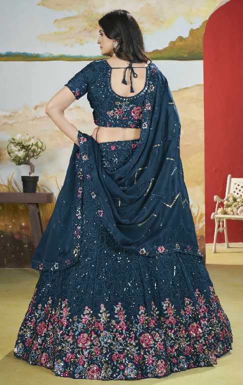 Anjani Art Aangan Vol-2 D.no 1079 To 1084 Wholesale Designer Lehengas Collection