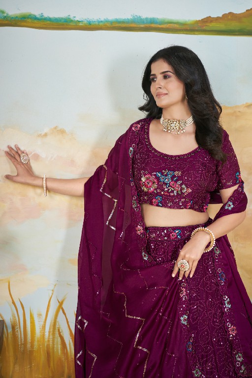 Anjani Art Aangan Vol-2 D.no 1079 To 1084 Wholesale Designer Lehengas Collection