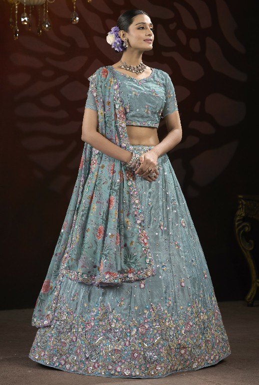 Anjani Art D.no 1085 To 1090 Wholesale Designer Lehenga Collection