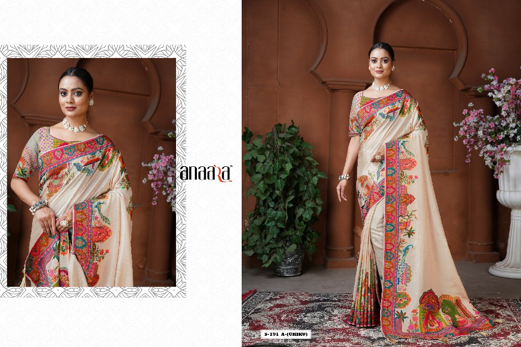 Anaara By Tathastu 191A to 191D 192A to 192D And 194A to 194D Series Designer Sarees
