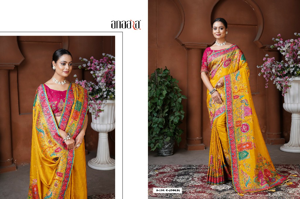 Anaara By Tathastu 191A to 191D 192A to 192D And 194A to 194D Series Designer Sarees