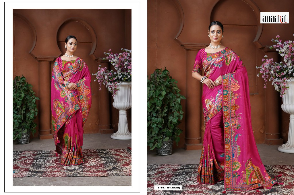 Anaara By Tathastu 191A to 191D 192A to 192D And 194A to 194D Series Designer Sarees