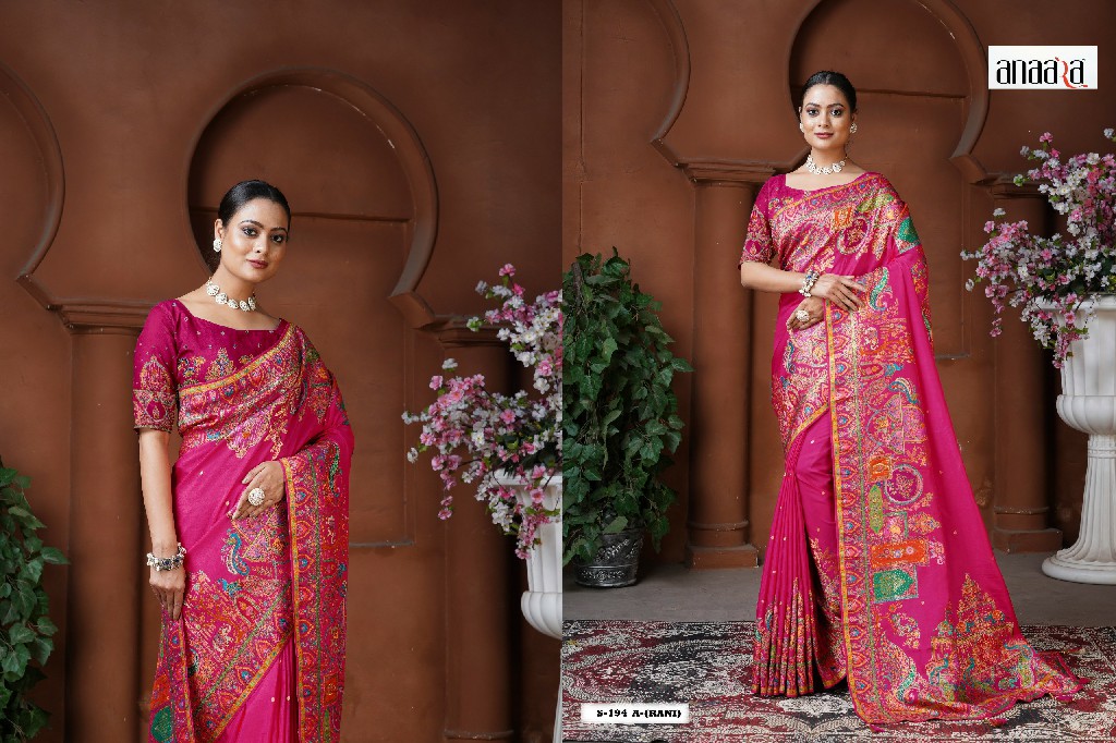 Anaara By Tathastu 191A to 191D 192A to 192D And 194A to 194D Series Designer Sarees