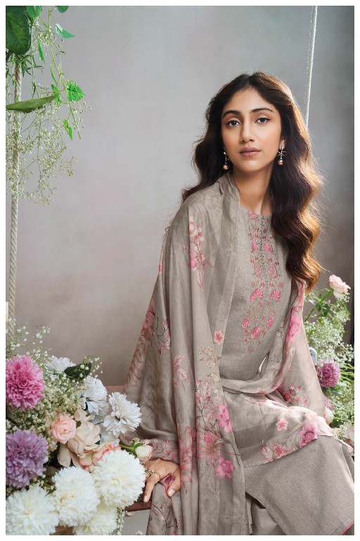 Ganga Teuila S2827 Wholesale Cotton With Embroidery Work Salwar Suits