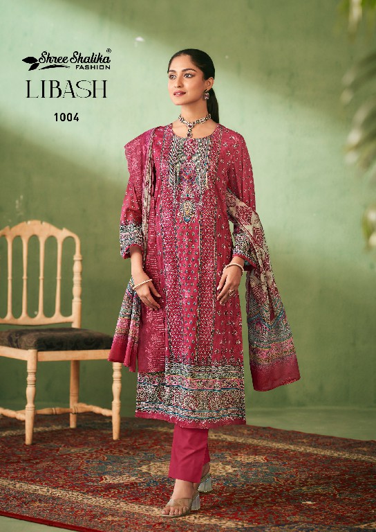 Shree Shalika Libash Wholesale Cotton Lawn With Embroidery Salwar Suits