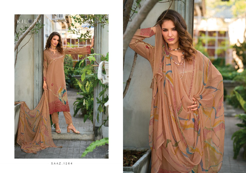 Kilory Saaz Wholesale Pure Jamm Cotton With Fancy Handwork Salwar Suits