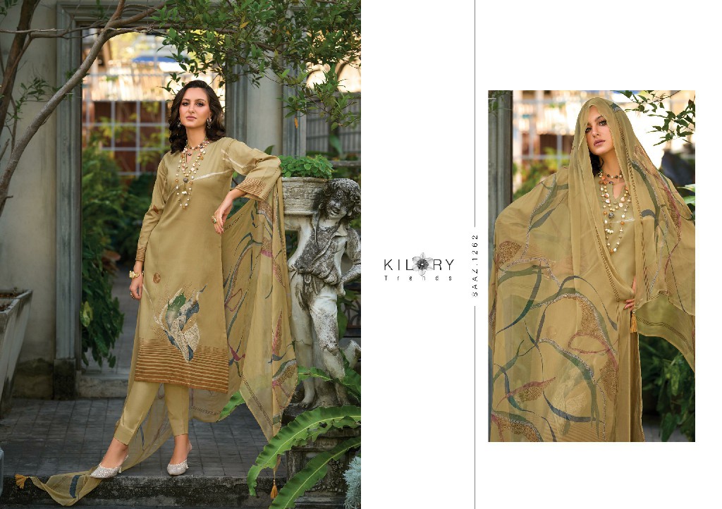 Kilory Saaz Wholesale Pure Jamm Cotton With Fancy Handwork Salwar Suits