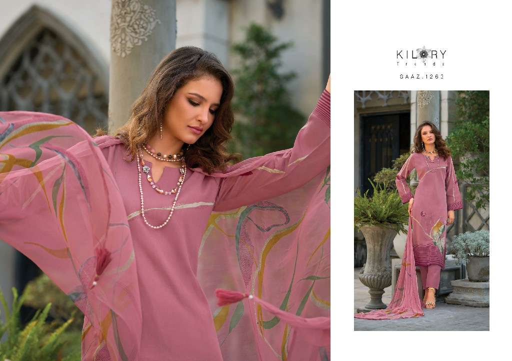 Kilory Saaz Wholesale Pure Jamm Cotton With Fancy Handwork Salwar Suits