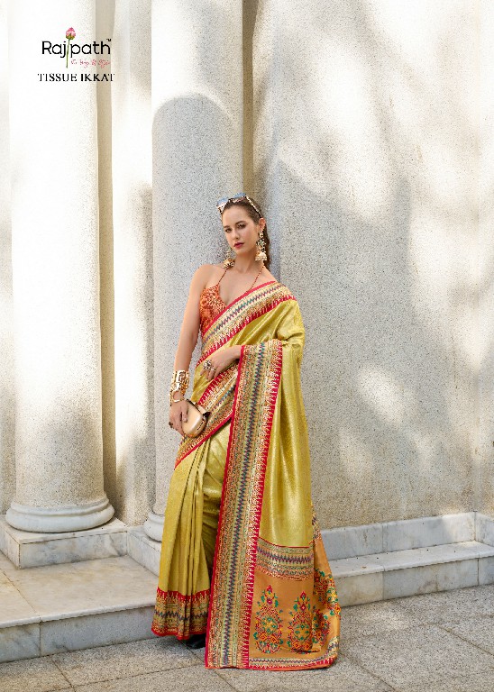 Rajpath Rajmata Wholesale Tissue Silk Ethnic Sarees