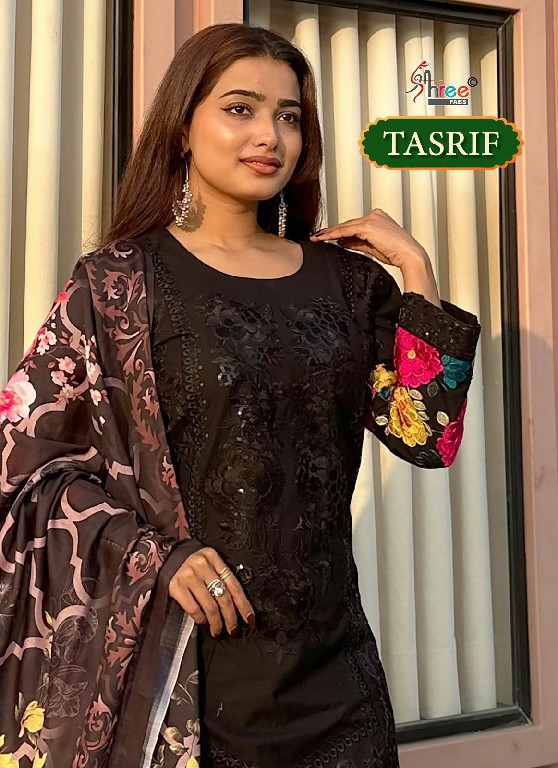 Shree Fabs Tasrif Wholesale Pure Cambric Cotton With Self Embroidery Salwar Suits