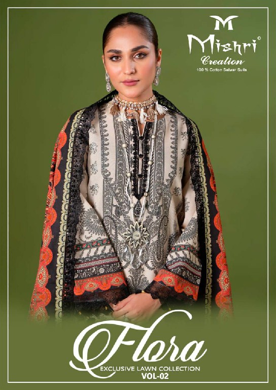 Mishri Flora Vol-2 Wholesale Exclusive Lawn Printed Dress Material