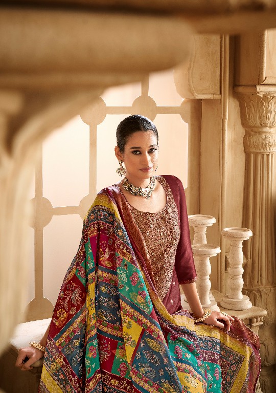 ALOK SUIT FALSAFAA VOL 16 ELEGANT HANDWORK DRESS MATERIAL