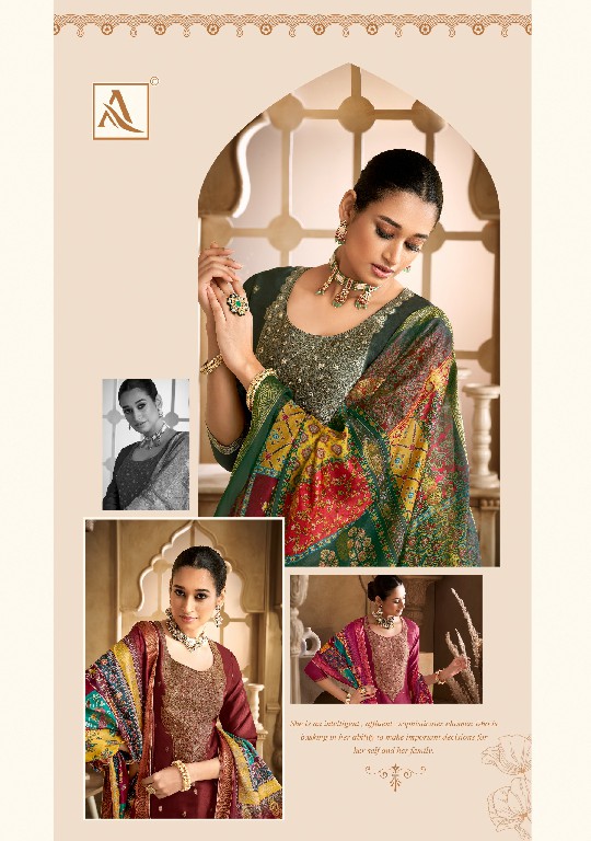 ALOK SUIT FALSAFAA VOL 16 ELEGANT HANDWORK DRESS MATERIAL